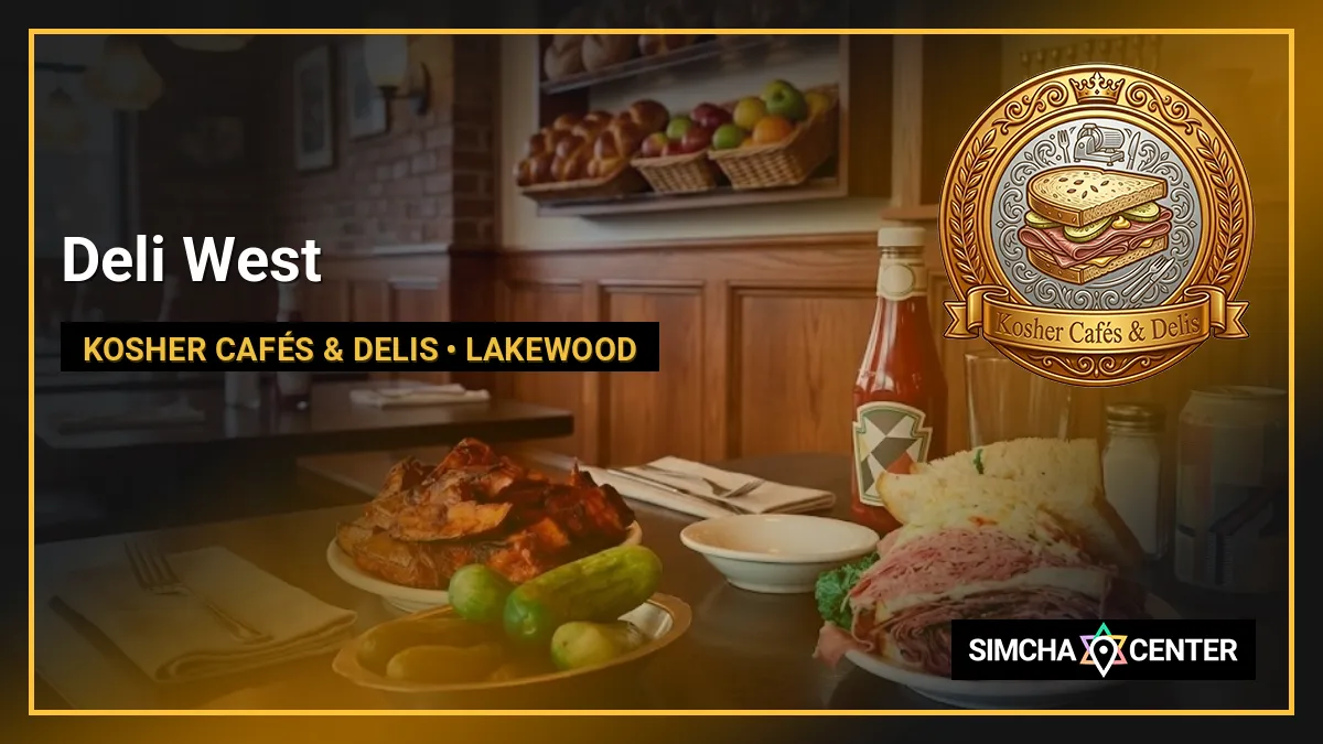Deli West — Kosher Cafés & Delis