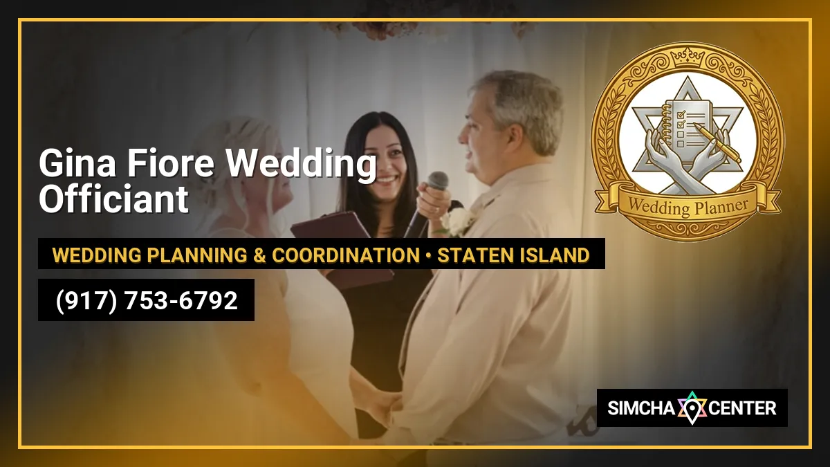 Gina Fiore Wedding Officiant — Wedding Planning & Coordination