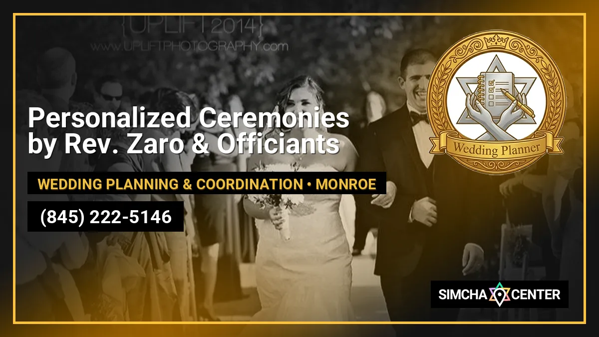 Personalized Ceremonies by Rev. Zaro & Officiants — Wedding Planning & Coordination