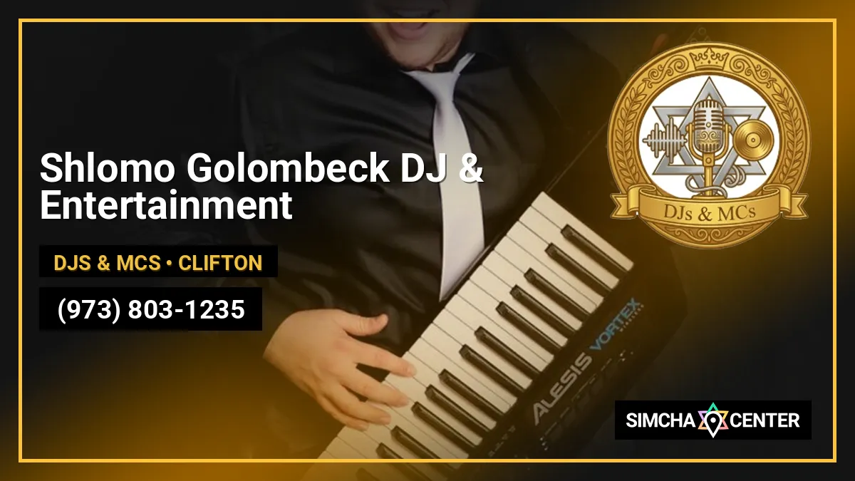 Shlomo Golombeck DJ & Entertainment — DJs & MCs