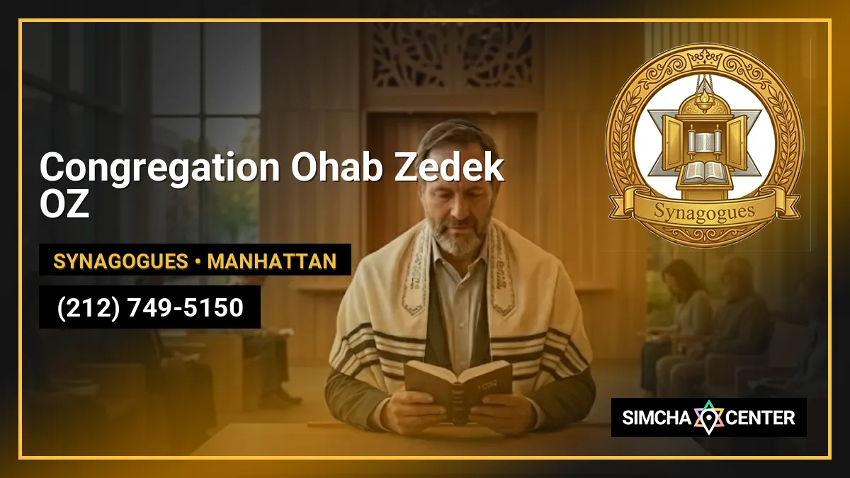 Congregation Ohab Zedek OZ — Synagogues