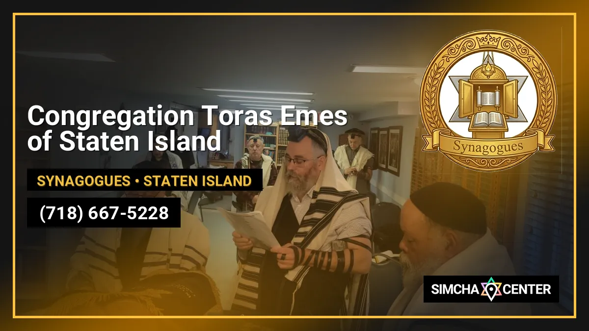 Congregation Toras Emes of Staten Island — Synagogues