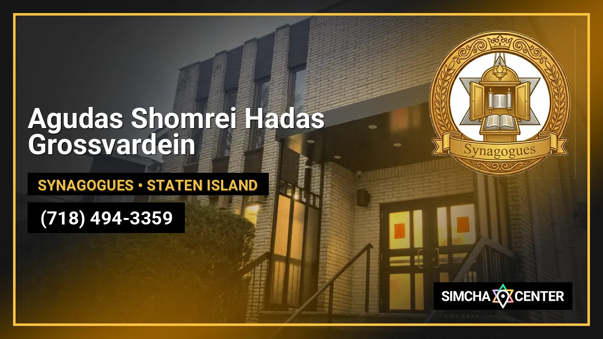 Agudas Shomrei Hadas Grossvardein — Synagogues