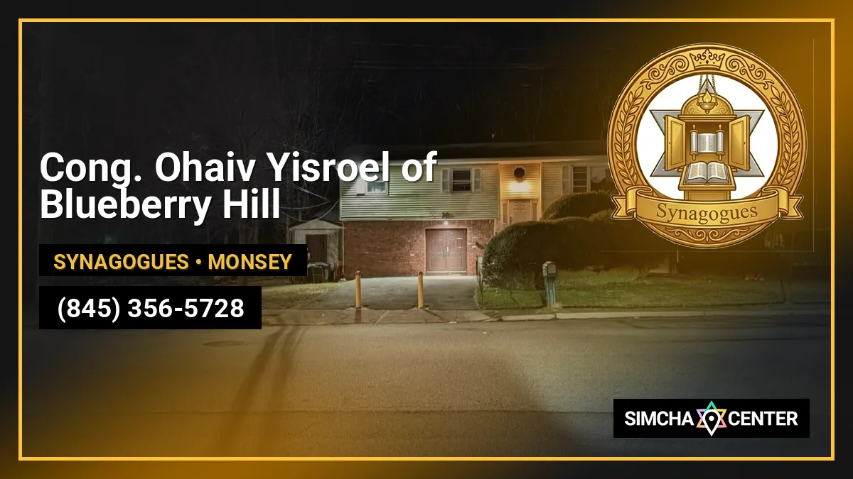 Cong. Ohaiv Yisroel of Blueberry Hill — Synagogues
