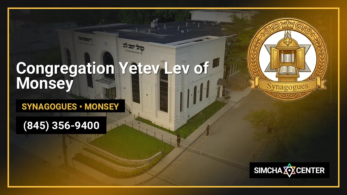 Congregation Yetev Lev of Monsey — Synagogues