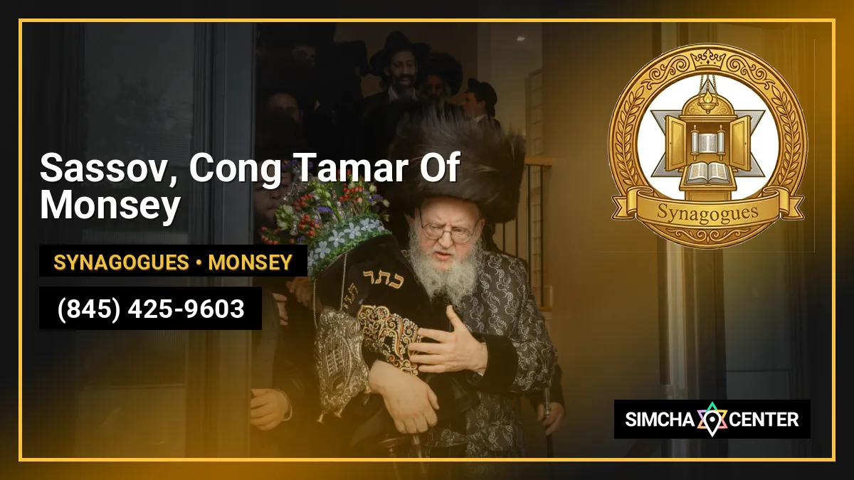 Sassov, Cong Tamar Of Monsey — Synagogues