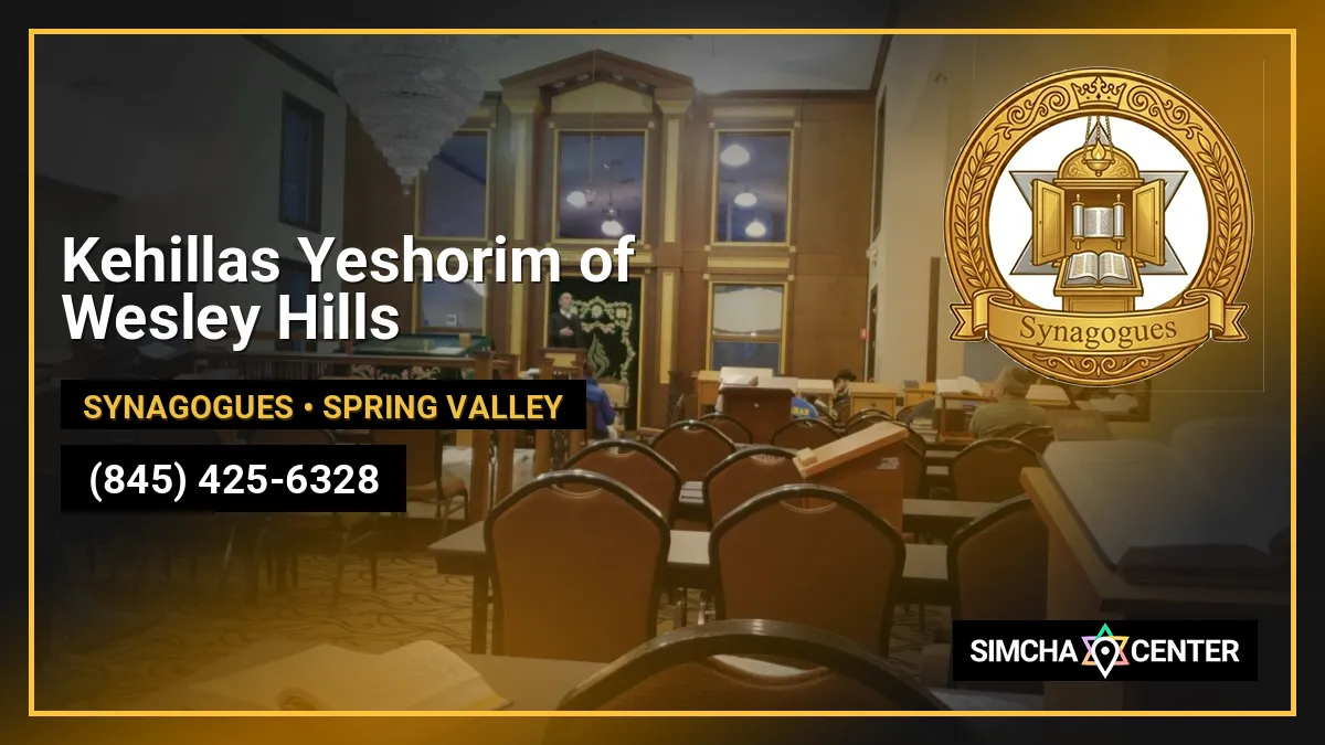 Kehillas Yeshorim of Wesley Hills — Synagogues