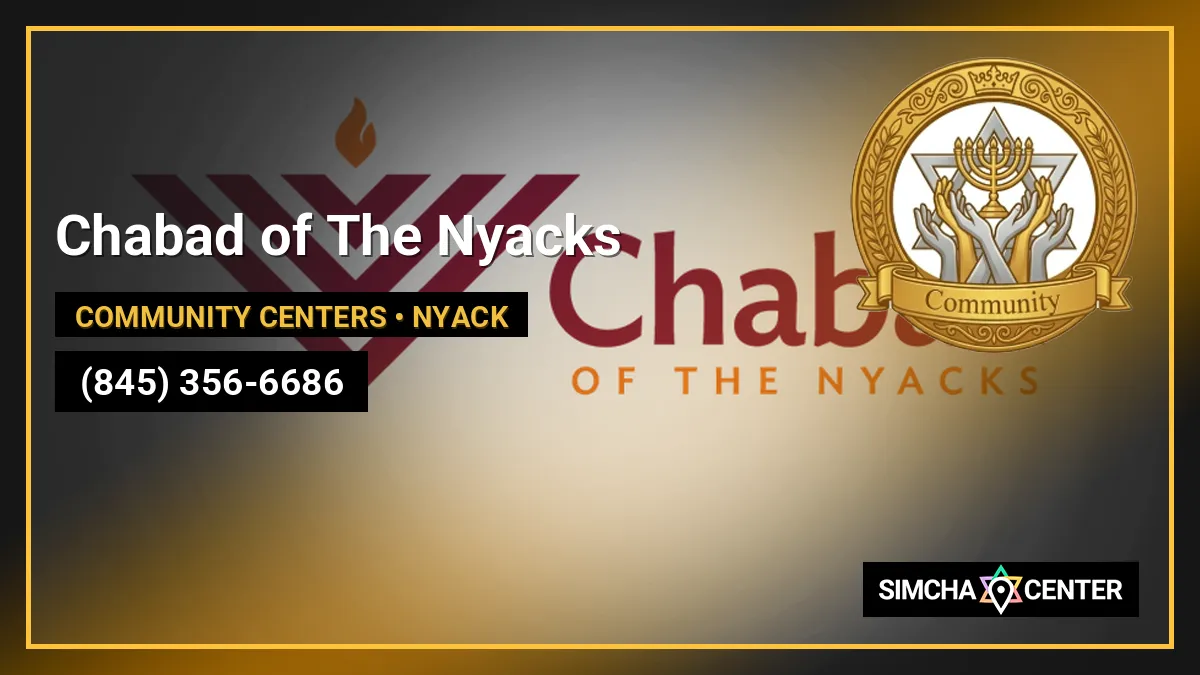 Chabad of The Nyacks — Community Centers