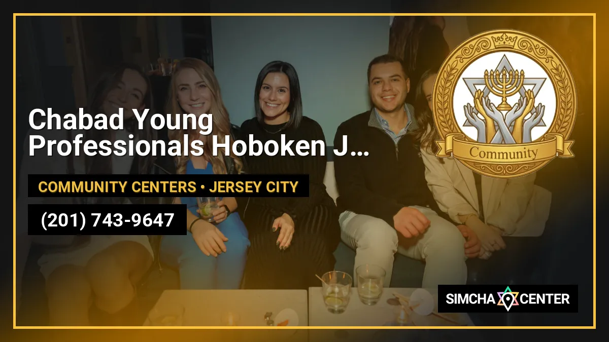 Chabad Young Professionals Hoboken JCity — Community Centers