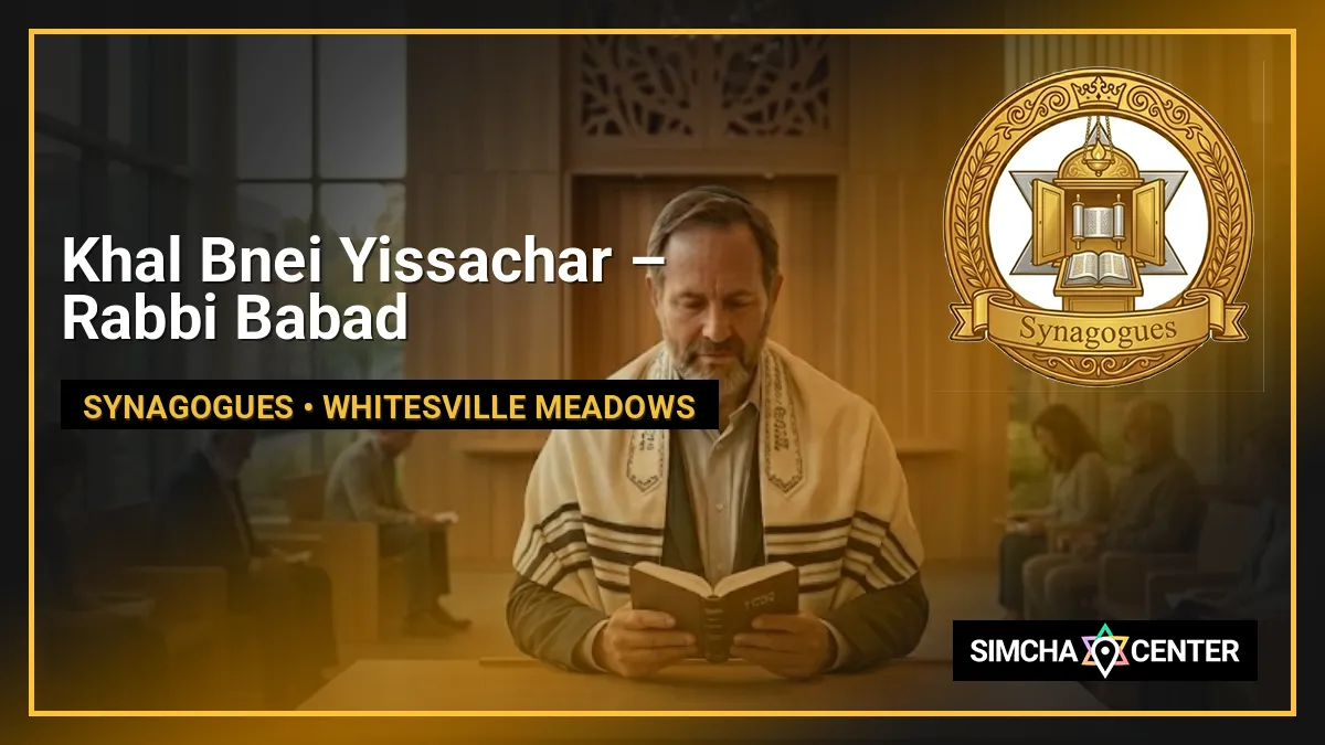 Khal Bnei Yissachar – Rabbi Babad — Synagogues