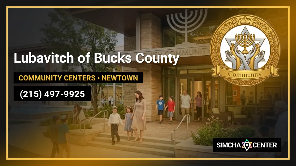 Lubavitch of Bucks County — Community Centers