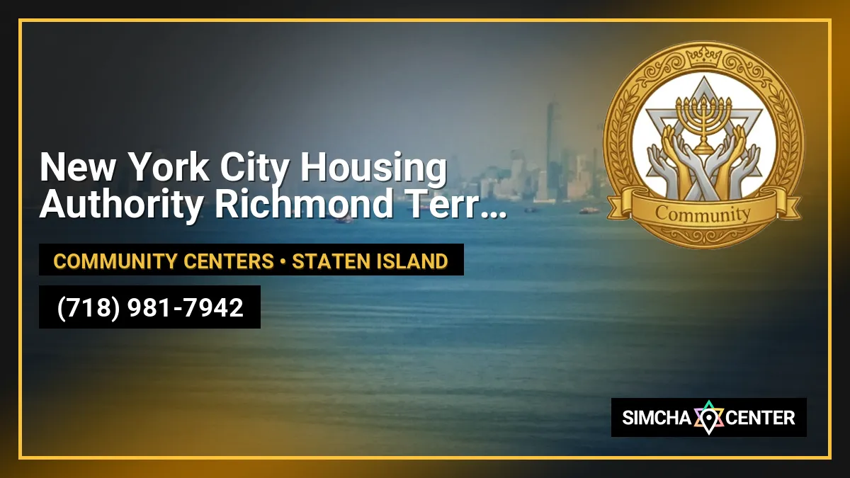 New York City Housing Authority Richmond Terrace Community Center — Community Centers