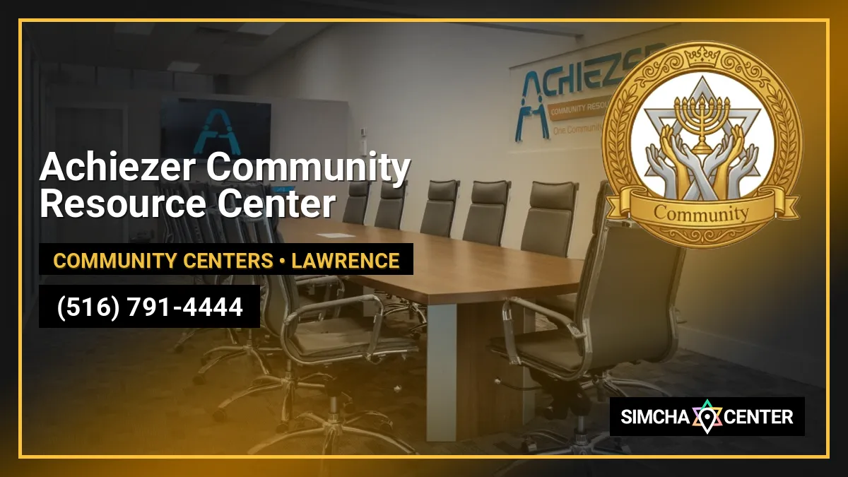 Achiezer Community Resource Center — Community Centers