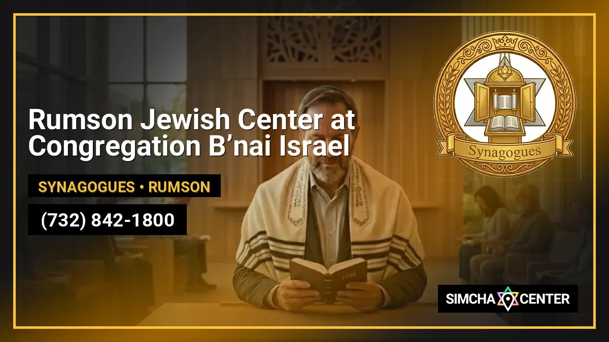 Rumson Jewish Center at Congregation B’nai Israel — Synagogues