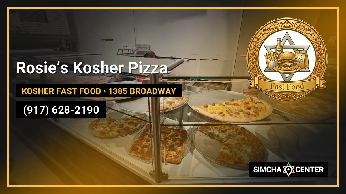 Rosie’s Kosher Pizza — Kosher Fast Food