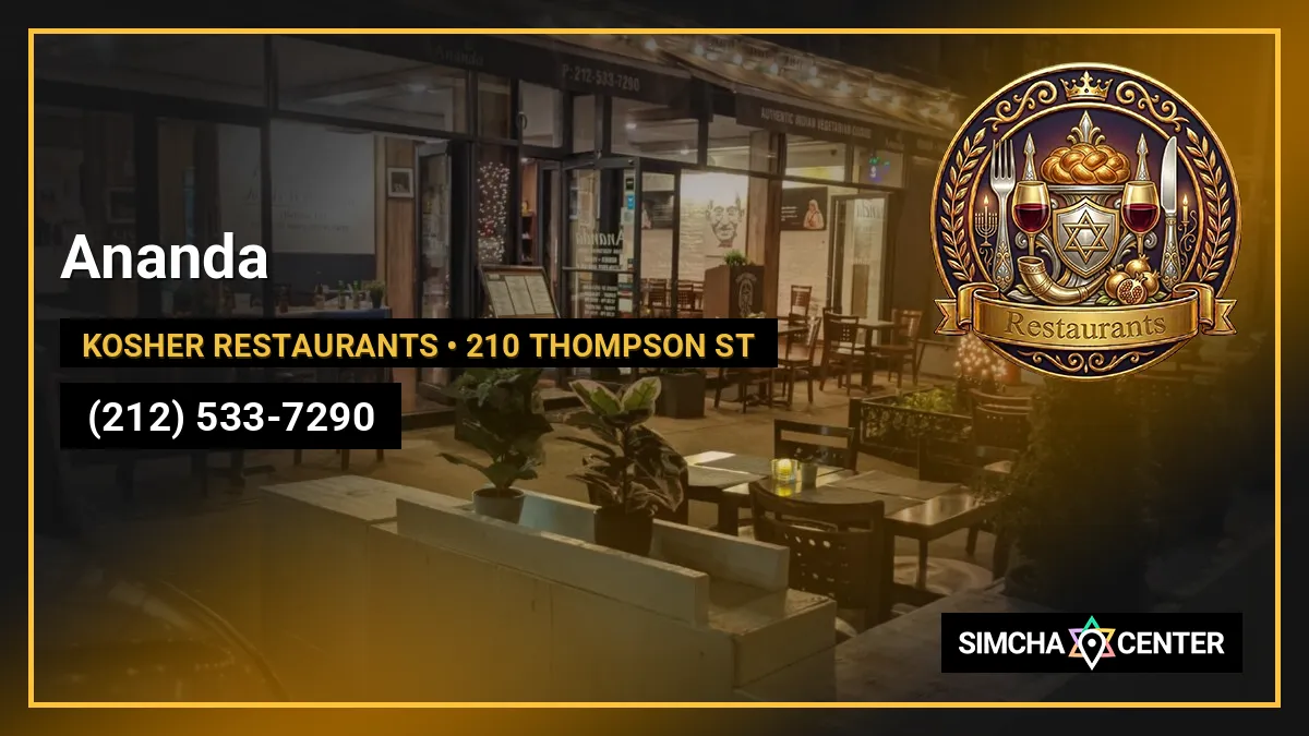 Ananda — Kosher Restaurants