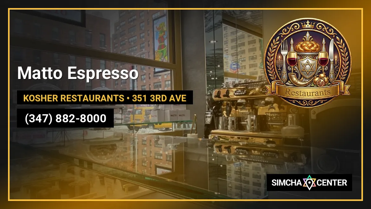 Matto Espresso — Kosher Restaurants