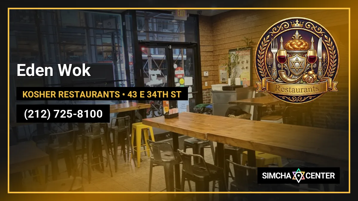 Eden Wok — Kosher Restaurants