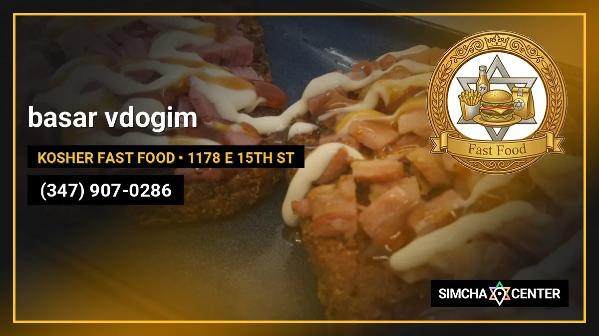 basar vdogim — Kosher Fast Food