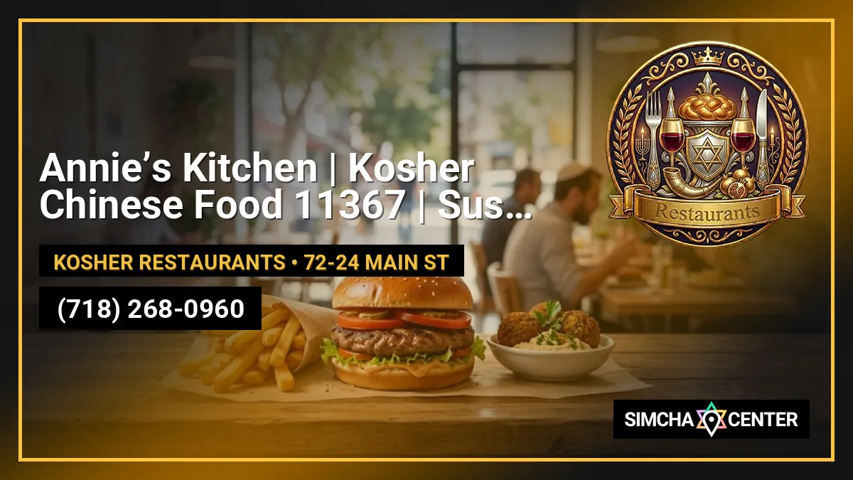 Annie’s Kitchen | Kosher Chinese Food 11367 | Sushi 11367 — Kosher Restaurants