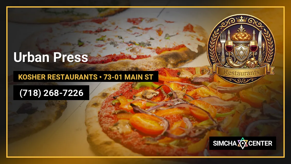 Urban Press — Kosher Restaurants