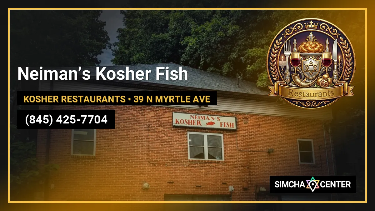 Neiman’s Kosher Fish — Kosher Restaurants