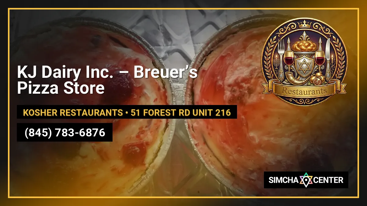 KJ Dairy Inc. – Breuer’s Pizza Store — Kosher Restaurants