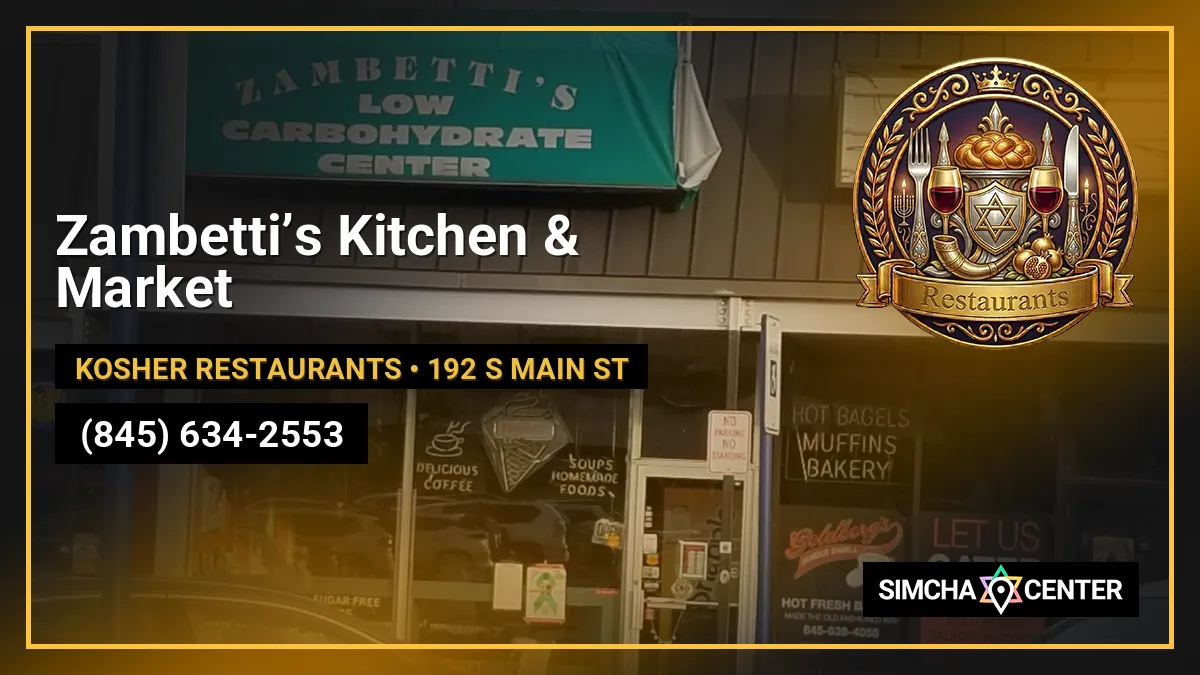 Zambetti’s Kitchen & Market — Kosher Restaurants