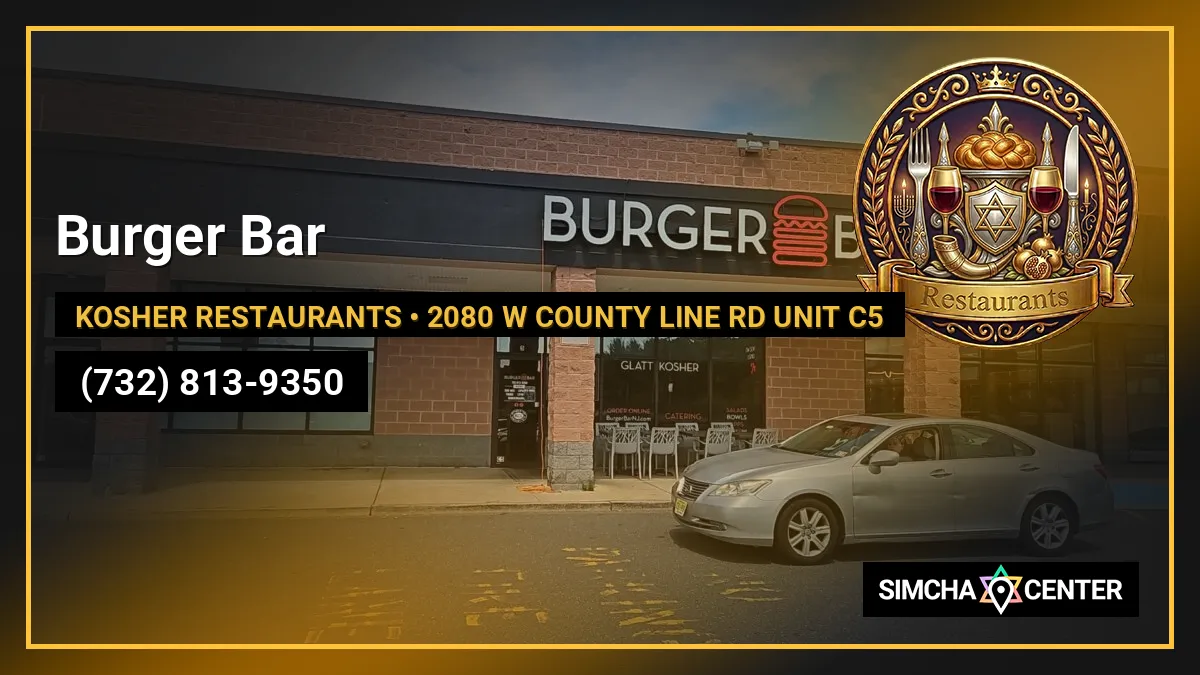 Burger Bar — Kosher Restaurants