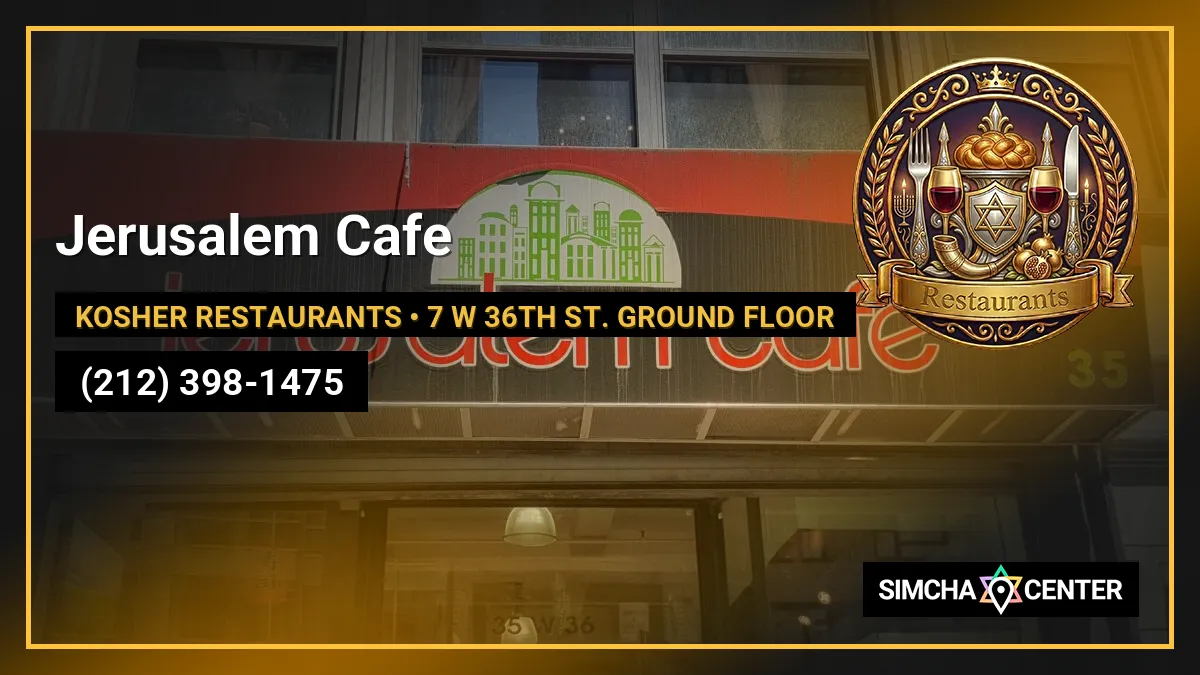Jerusalem Cafe — Kosher Restaurants