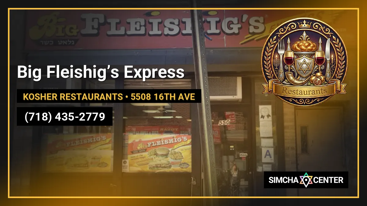 Big Fleishig’s Express — Kosher Restaurants