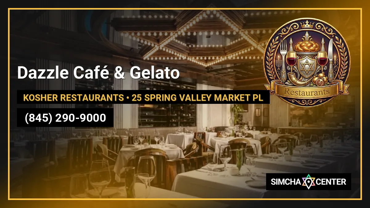 Dazzle Café & Gelato — Kosher Restaurants