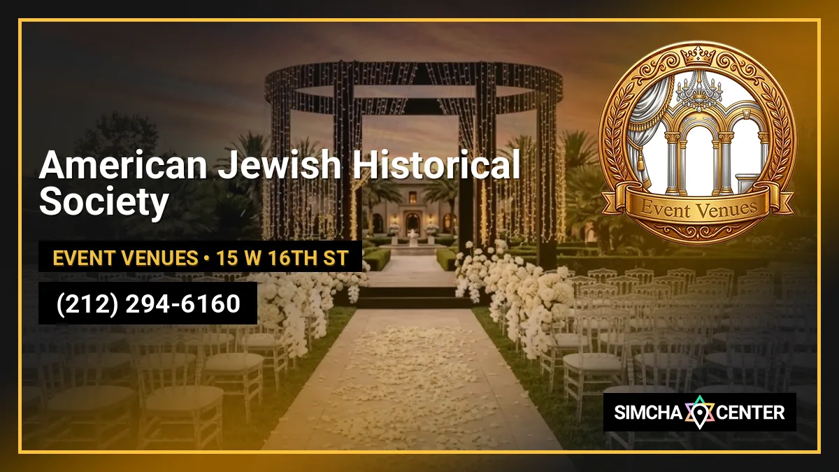 American Jewish Historical Society — Event Venues