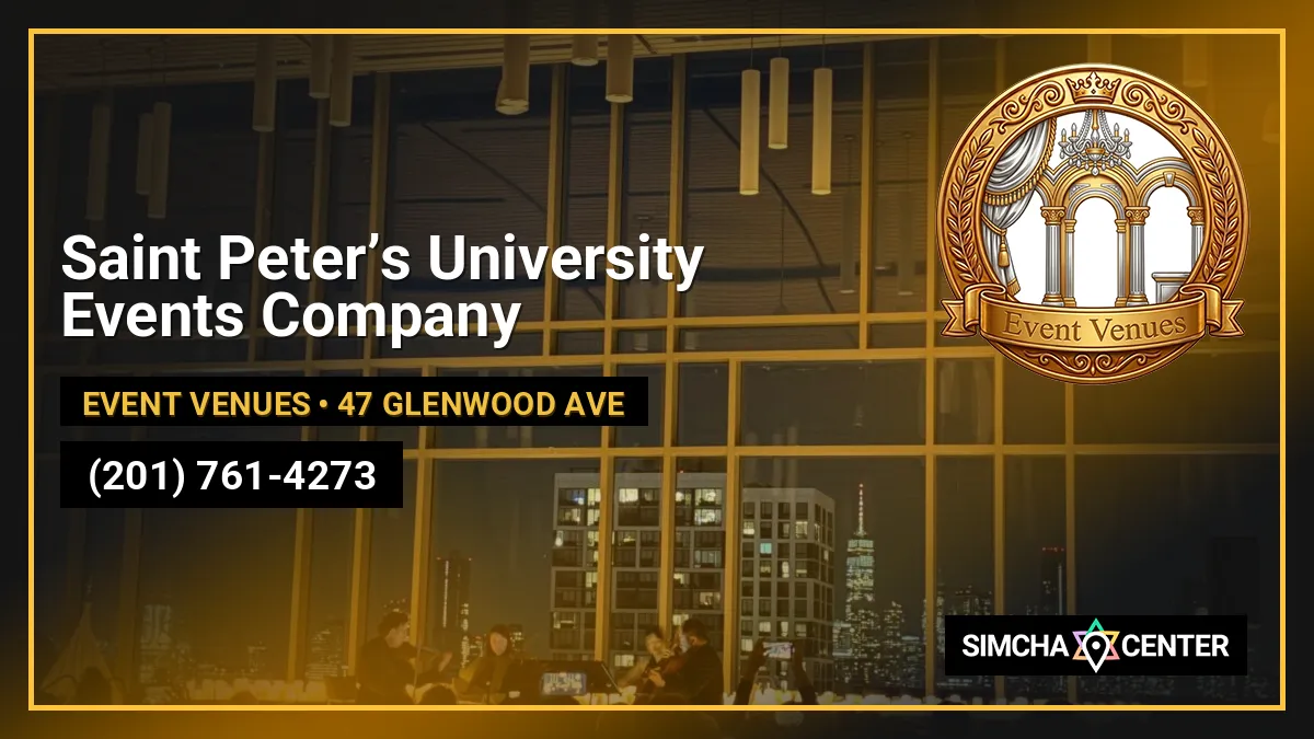 Saint Peter’s University Events Company — Event Venues