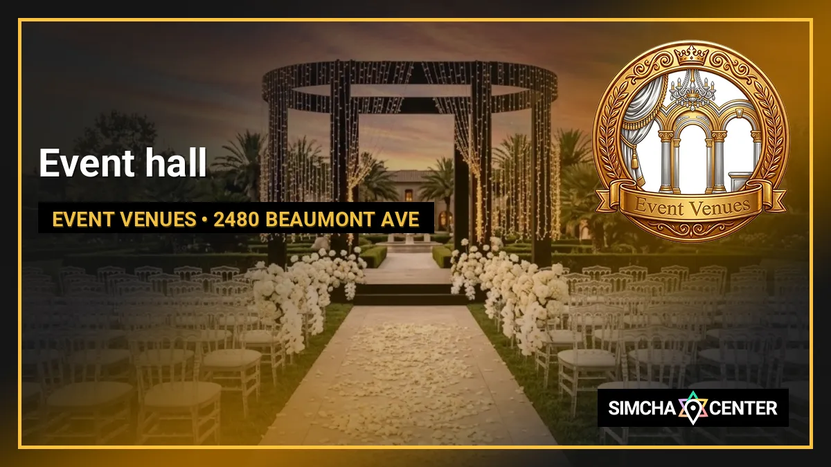 Event hall — Event Venues