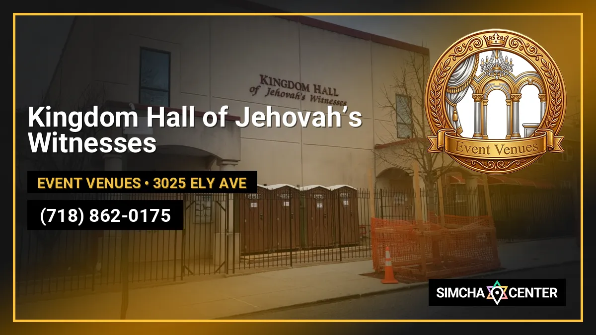 Kingdom Hall of Jehovah’s Witnesses — Event Venues