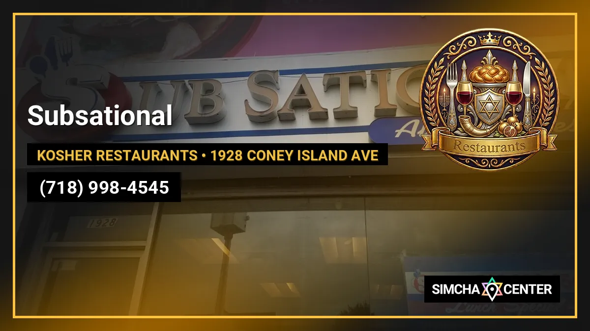 Subsational — Kosher Restaurants