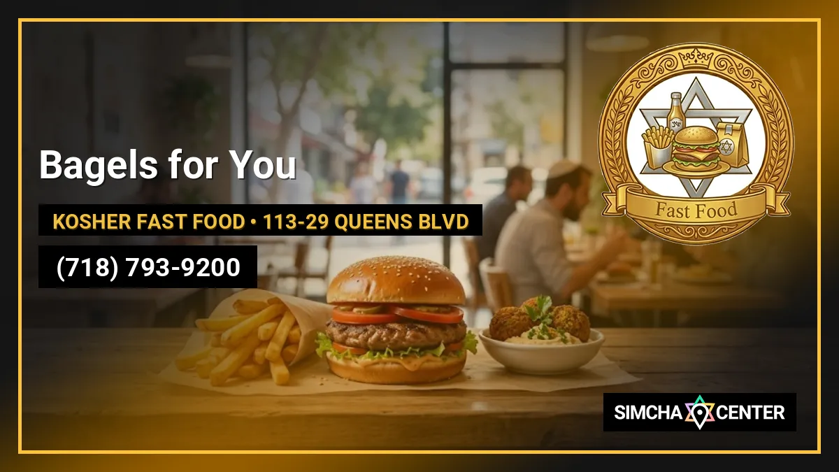 Bagels for You — Kosher Fast Food