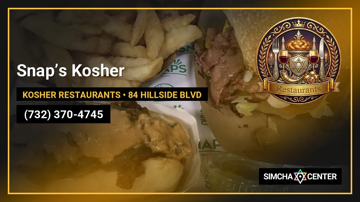 Snap’s Kosher — Kosher Restaurants