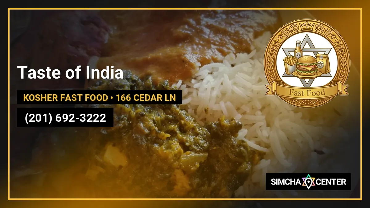 Taste of India — Kosher Fast Food