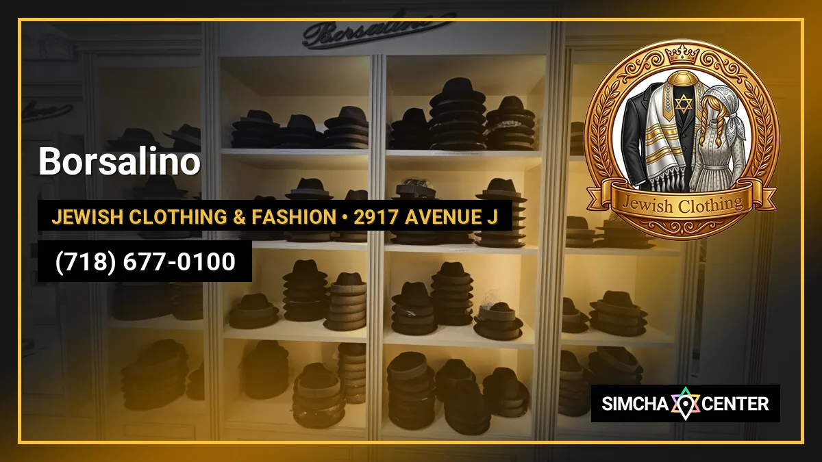 Borsalino — Jewish Clothing & Fashion