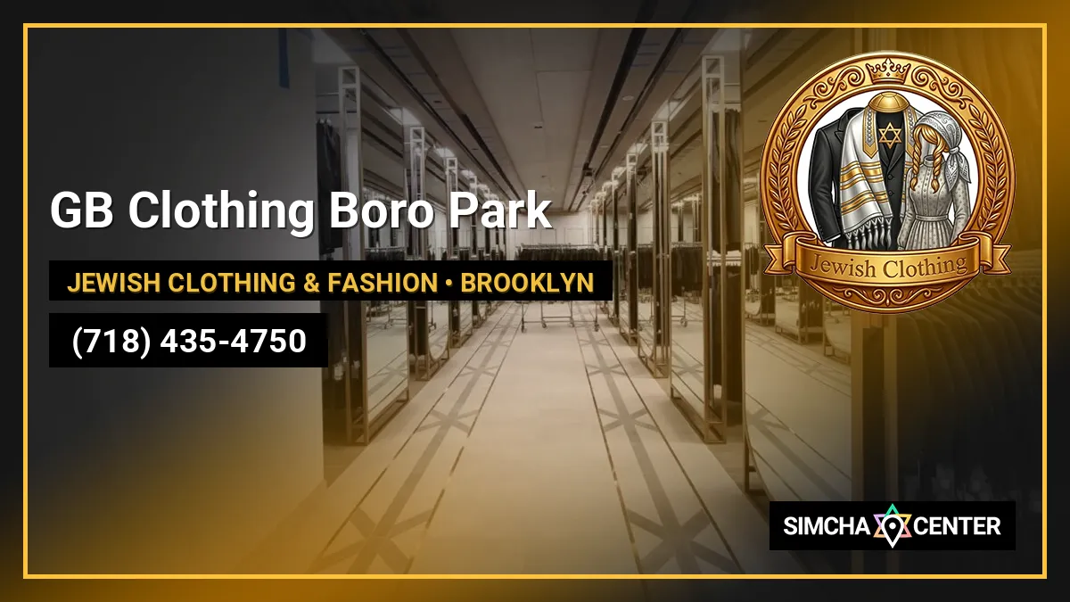 GB Clothing Boro Park — Jewish Clothing & Fashion