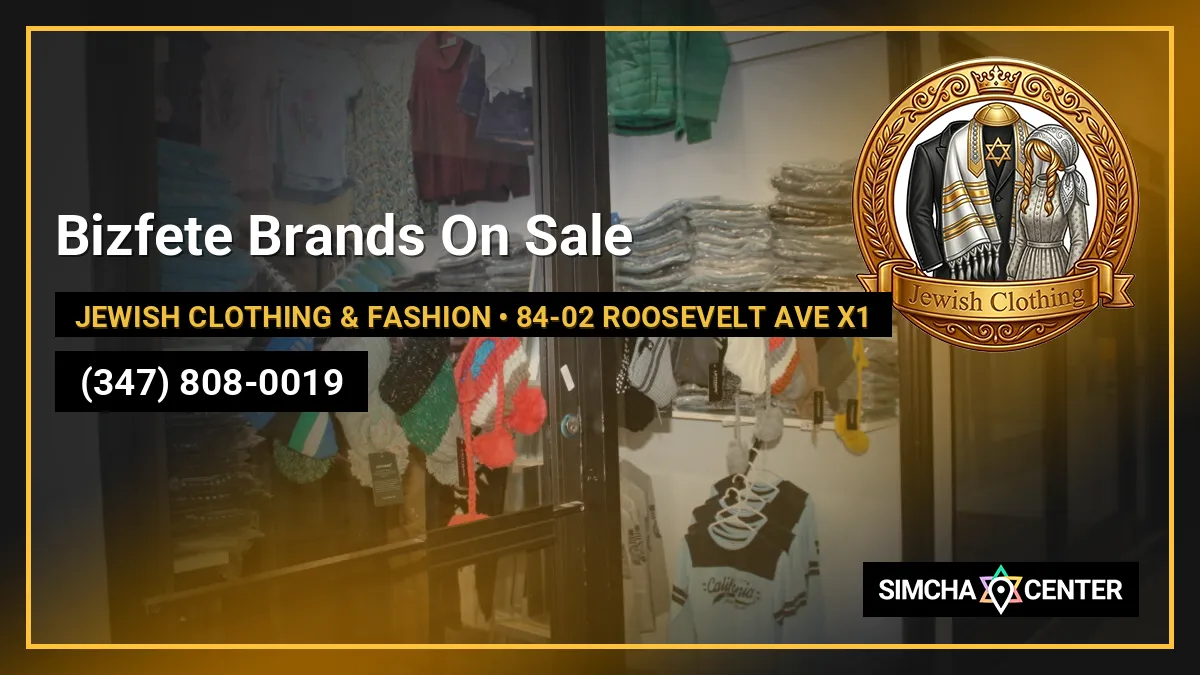 Bizfete Brands On Sale — Jewish Clothing & Fashion