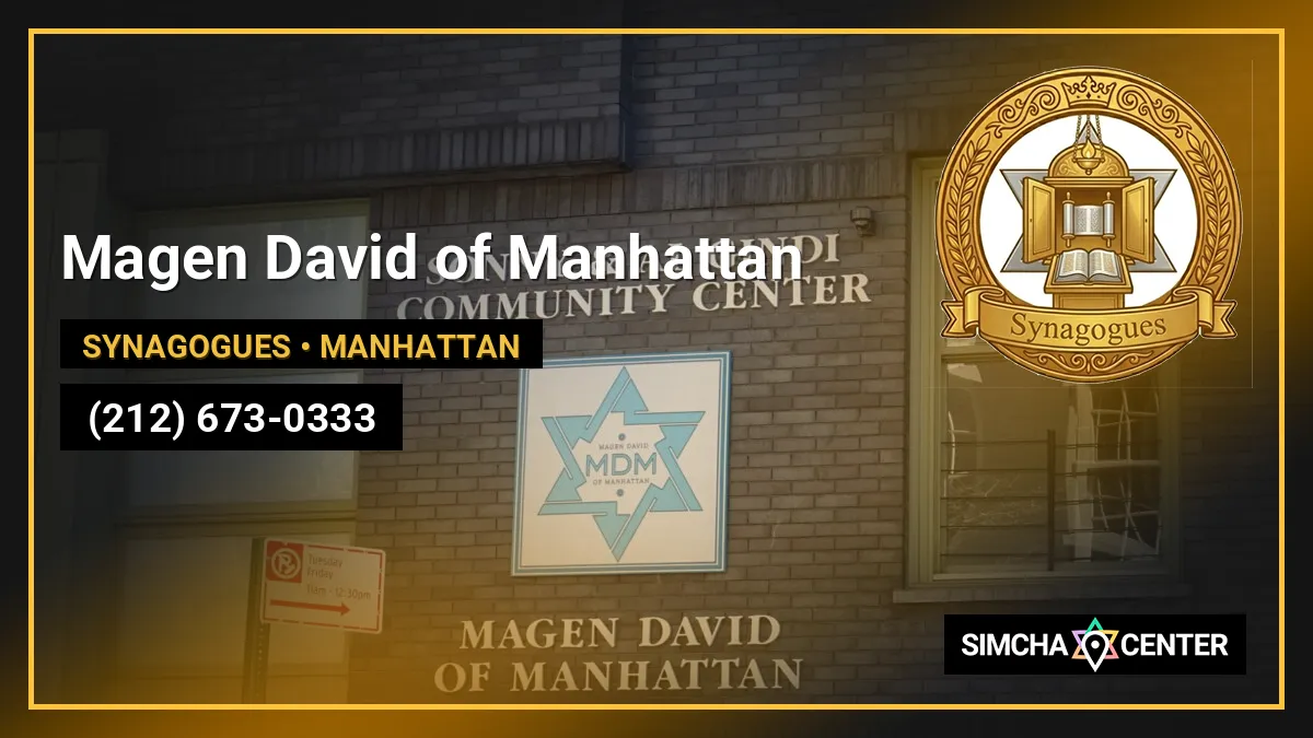 Magen David of Manhattan — Synagogues