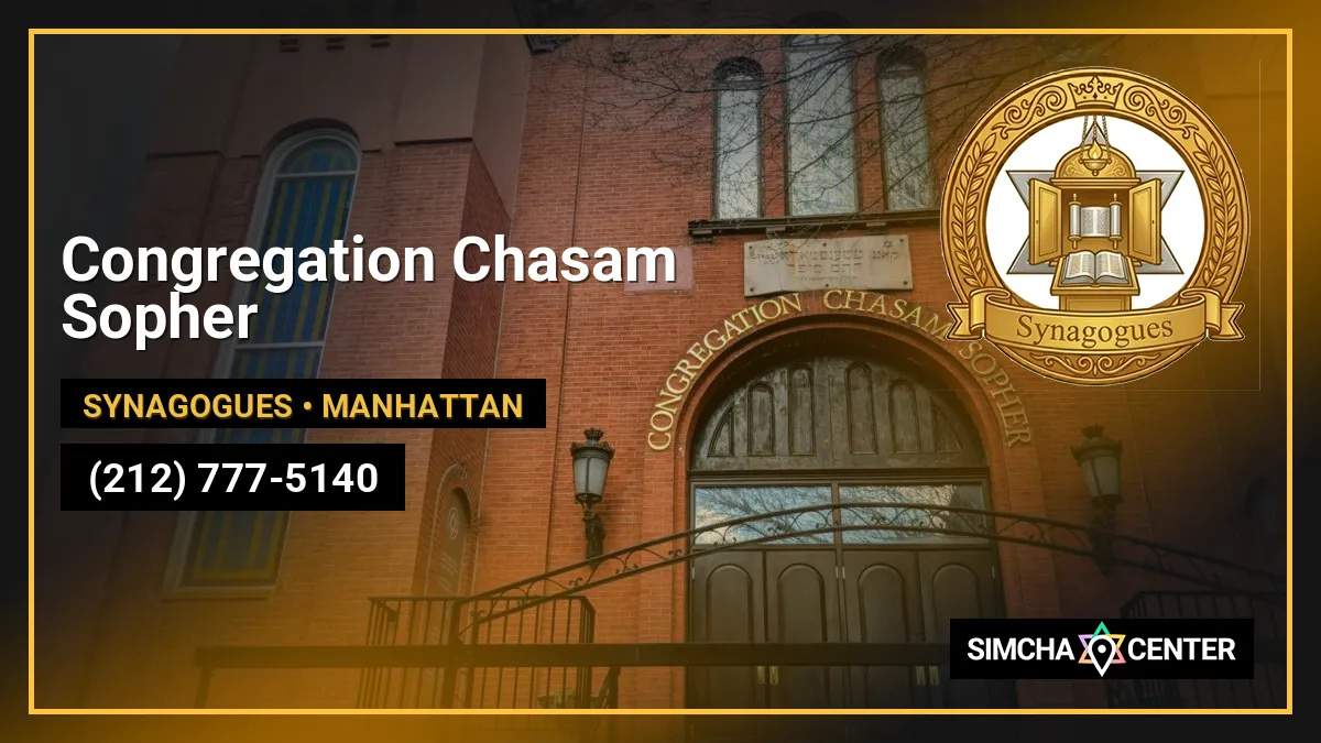 Congregation Chasam Sopher — Synagogues
