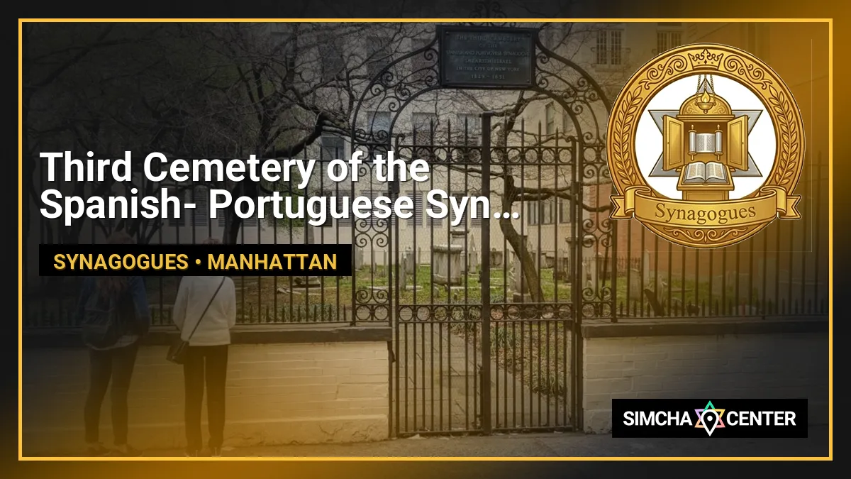 Third Cemetery of the Spanish- Portuguese Synagogue — Synagogues