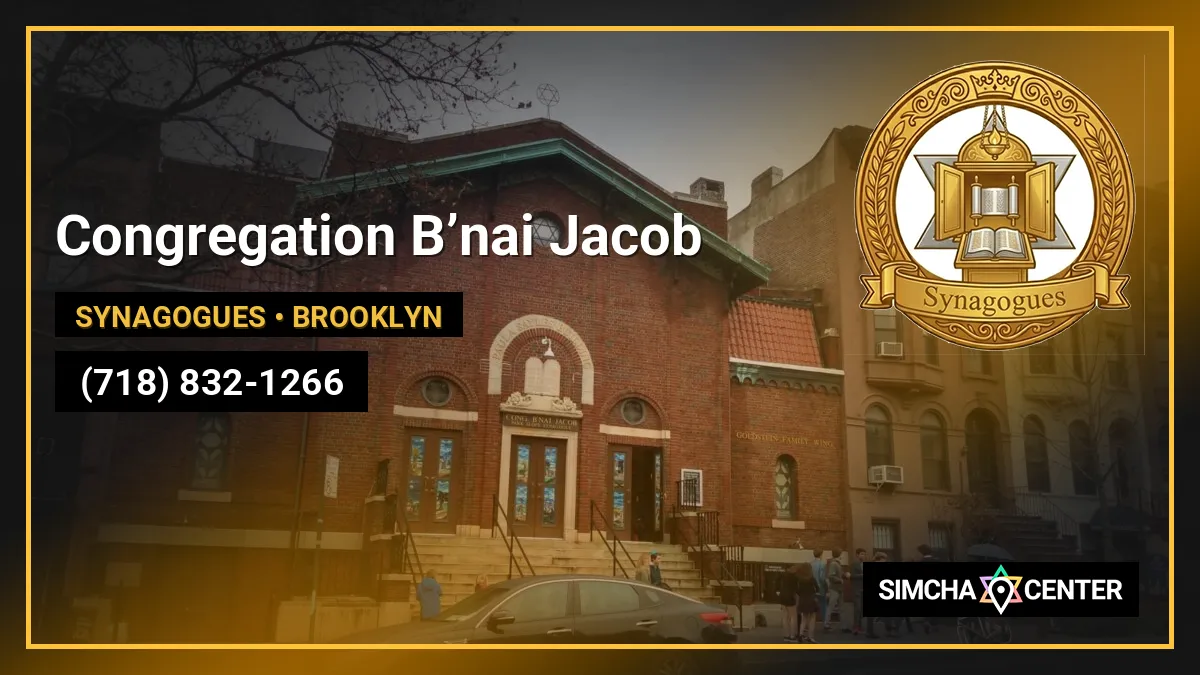 Congregation B’nai Jacob — Synagogues