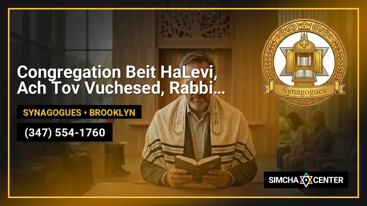 Congregation Beit HaLevi, Ach Tov Vuchesed, Rabbi Joel Wosner — Synagogues