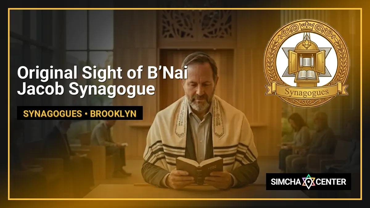 Original Sight of B’Nai Jacob Synagogue — Synagogues