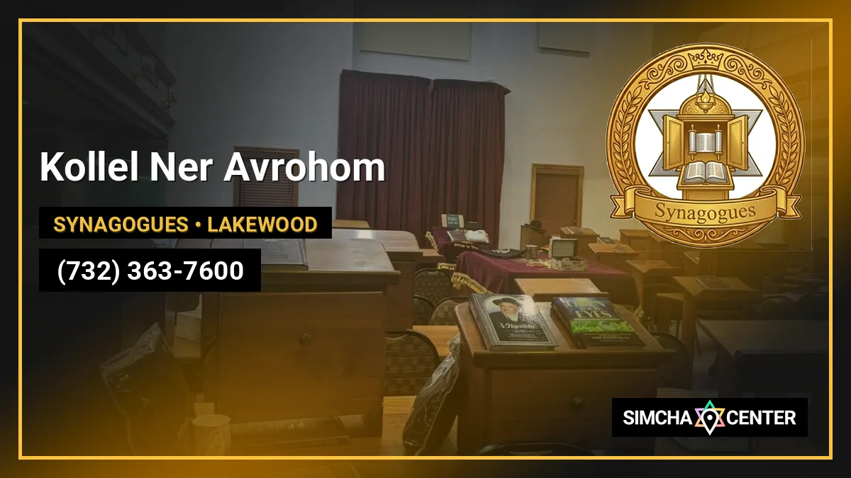 Kollel Ner Avrohom — Synagogues